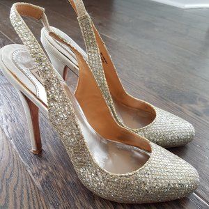 BADGLEY MISCHKA Sequenced High Heel Shoes Size 6